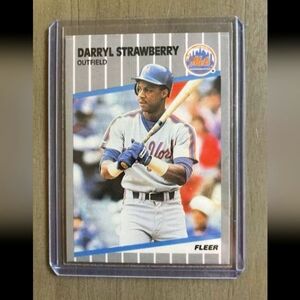 1989 Fleer - #49 Darryl Strawberry